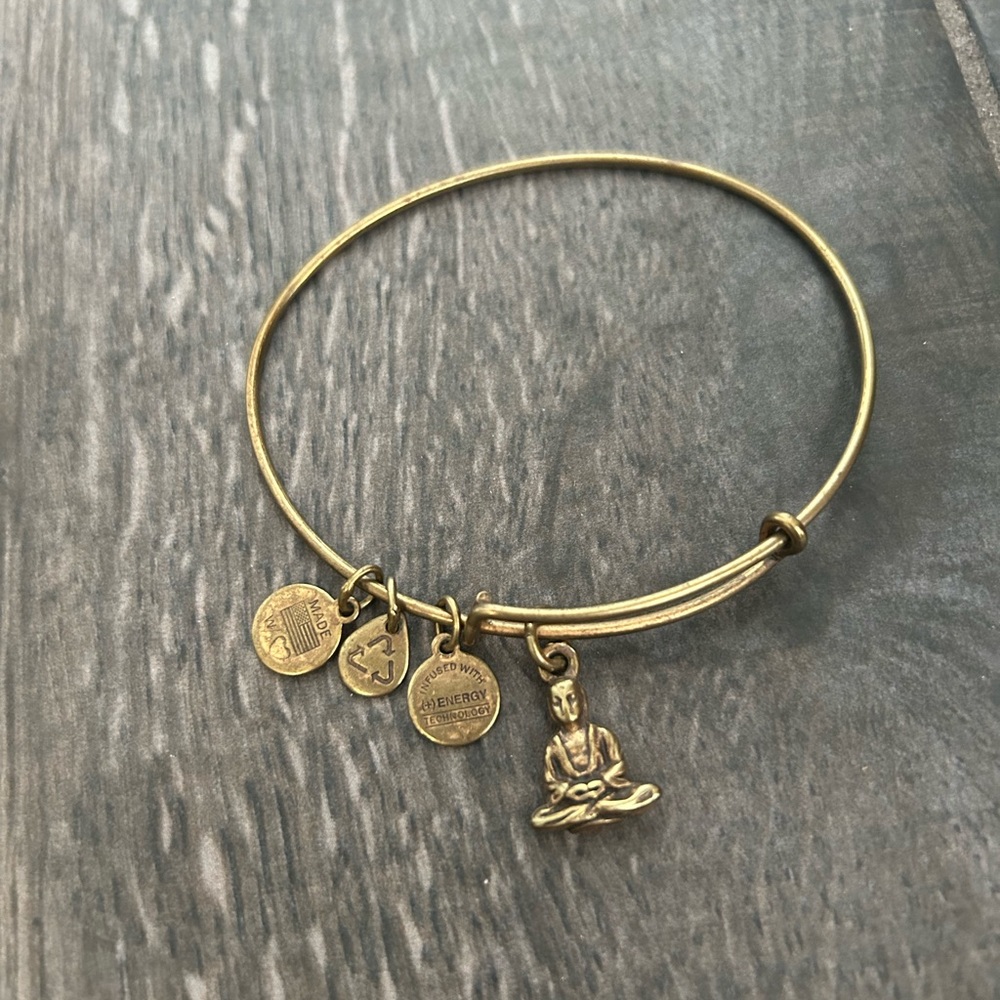 Alex and Ani Buddha bracelet